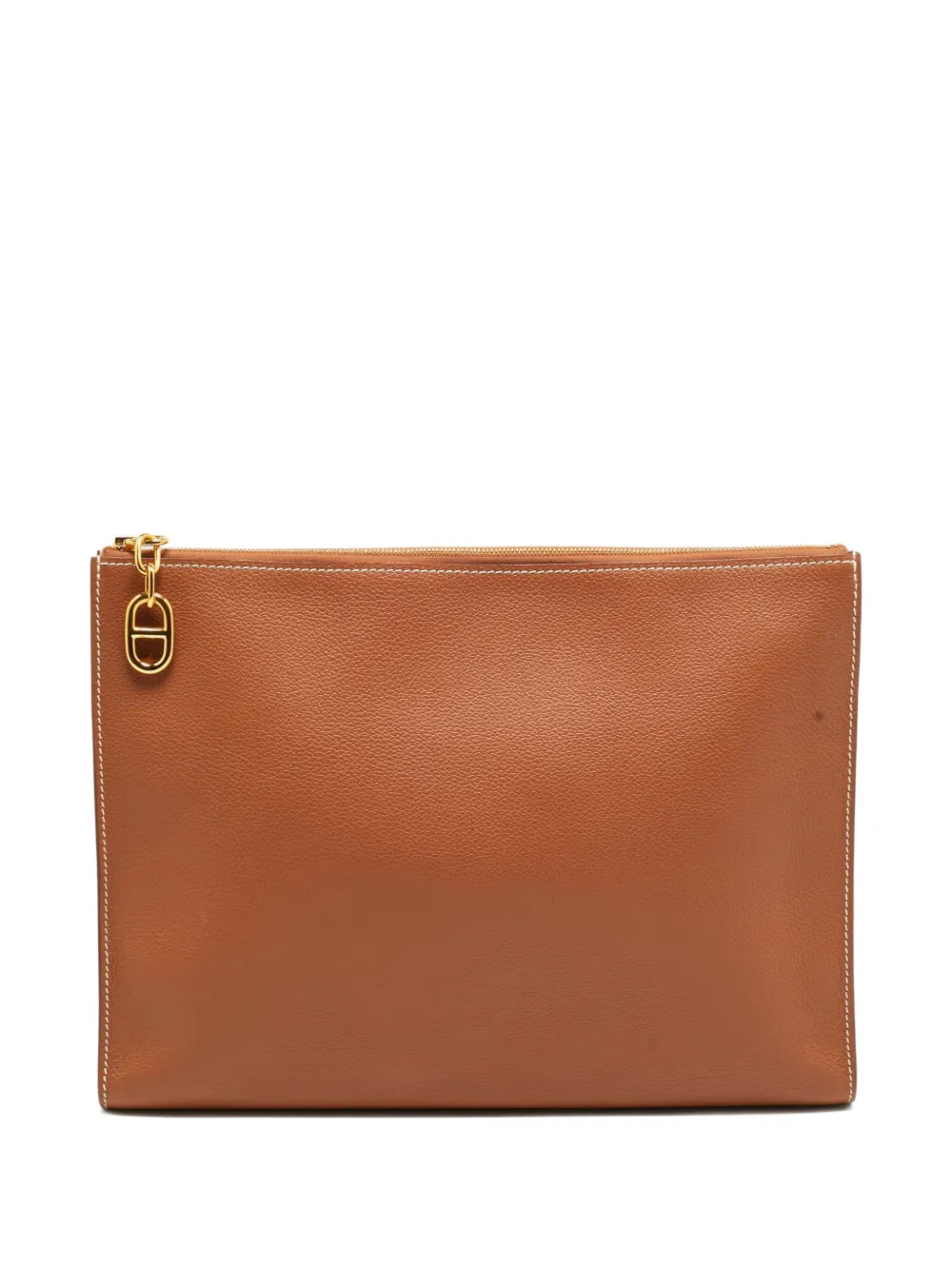 Hermès Pre-Owned pochette Zipengo Chaine d’Ancre GM (2023) - Marron Hermès Pre-Owned pochette Zipengo Chaine d’Ancre GM (2023) - Marron