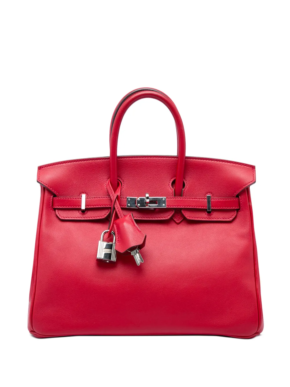 Hermès Pre-Owned 2016 Swift Birkin Retourne 25 handbag - Rosso