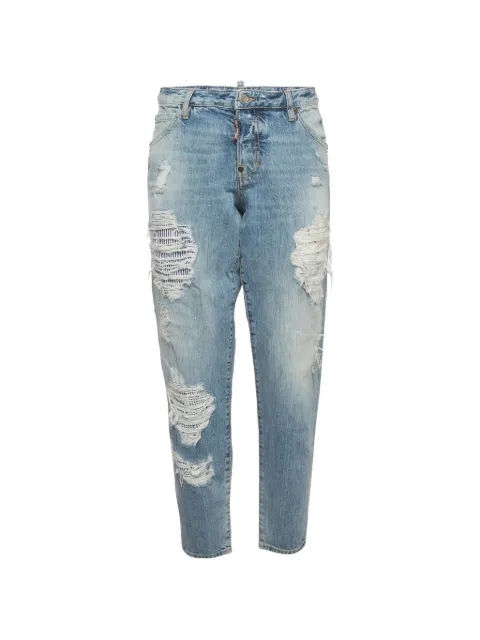 DSQUARED2 distressed five-pocket jeans