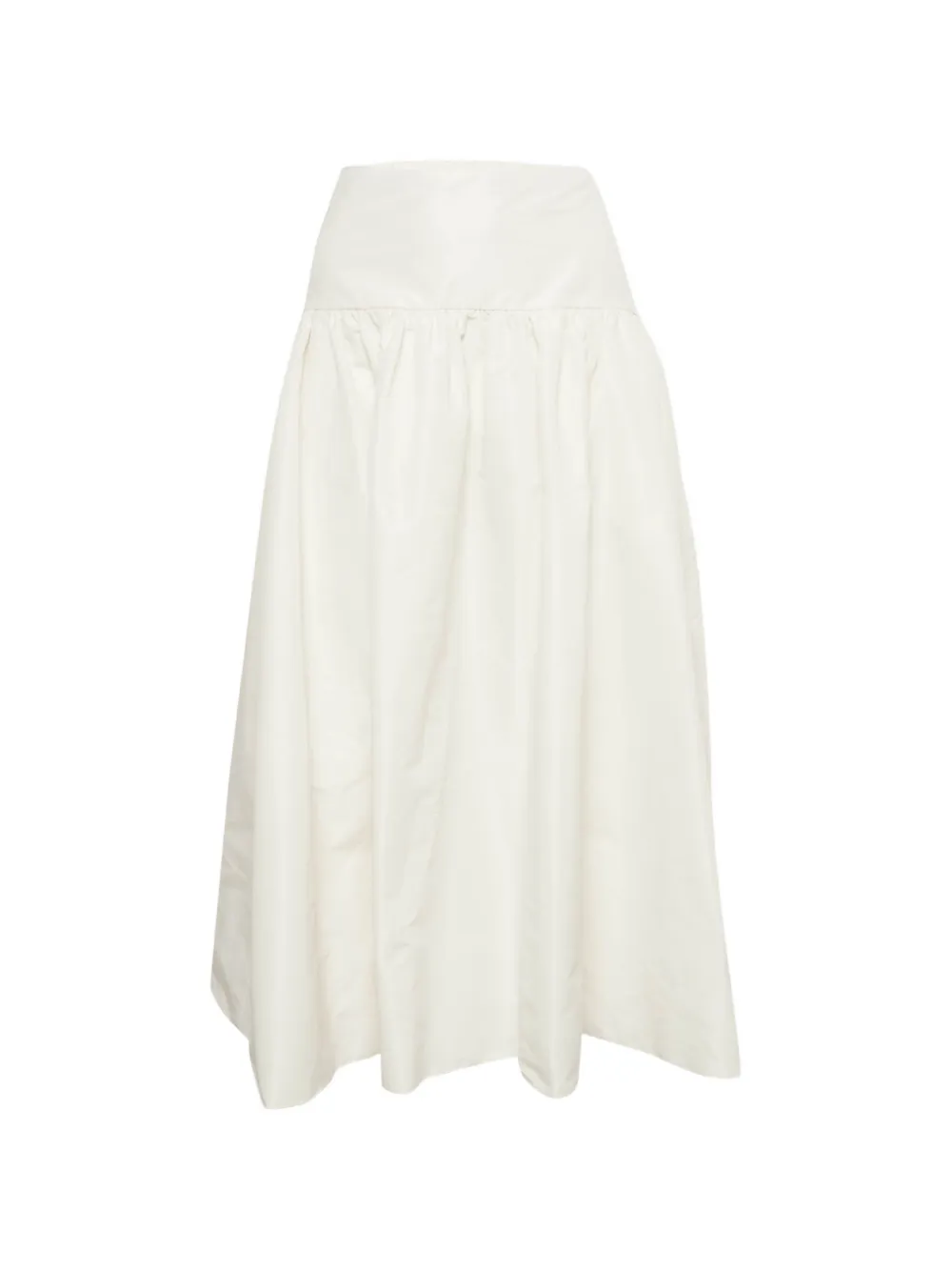 Maje high-waisted midi skirt - Bianco