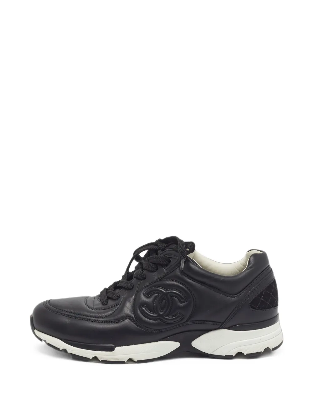 CHANEL Pre-Owned Interlocking CC low-top sneakers - Nero