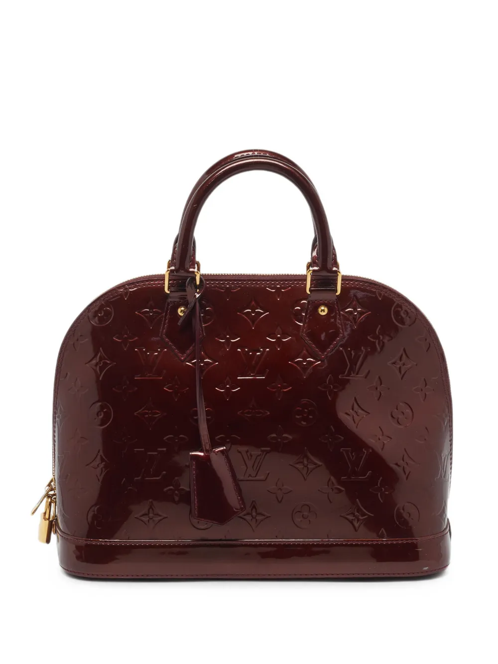 Louis Vuitton Pre-Owned sac cabas Alma BB Monogram Vernis en cuir - Rouge