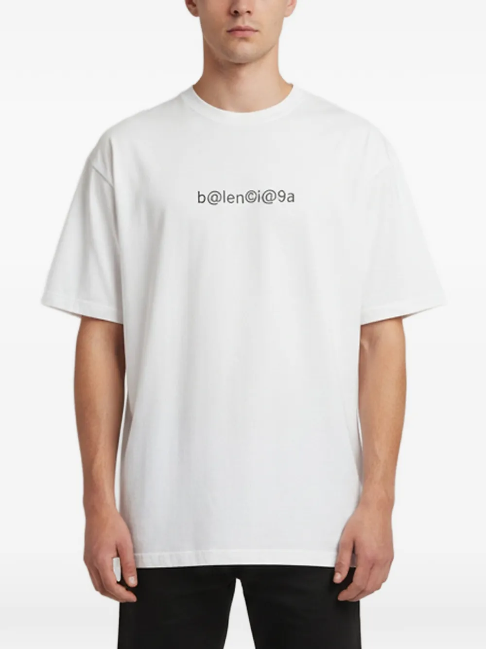 Balenciaga Pre-Owned T-Shirt mit Symbol-Logo - Weiß