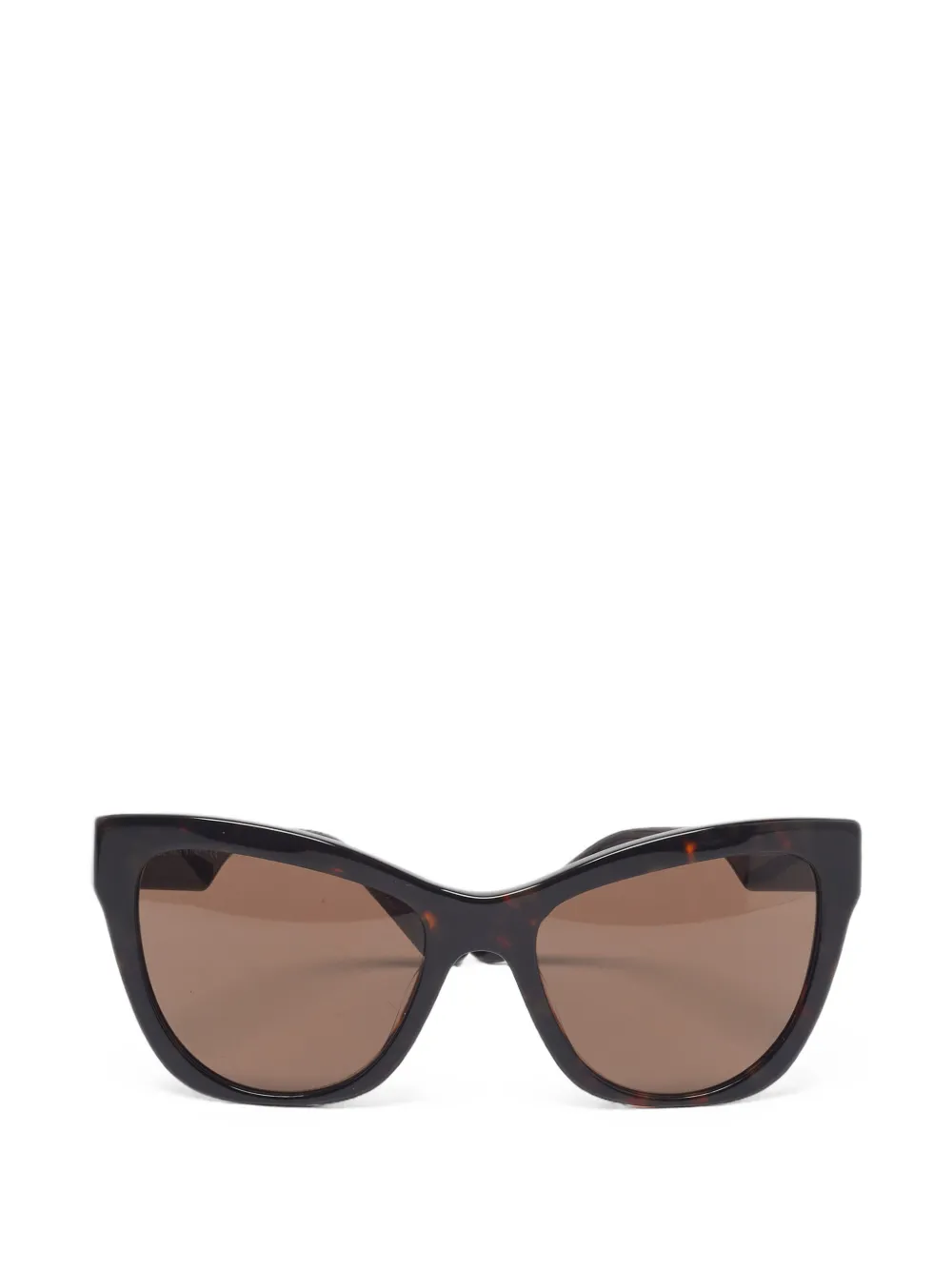 Versace Pre-Owned MOD 4417 Cat-Eye-Sonnenbrille mit Print - Braun