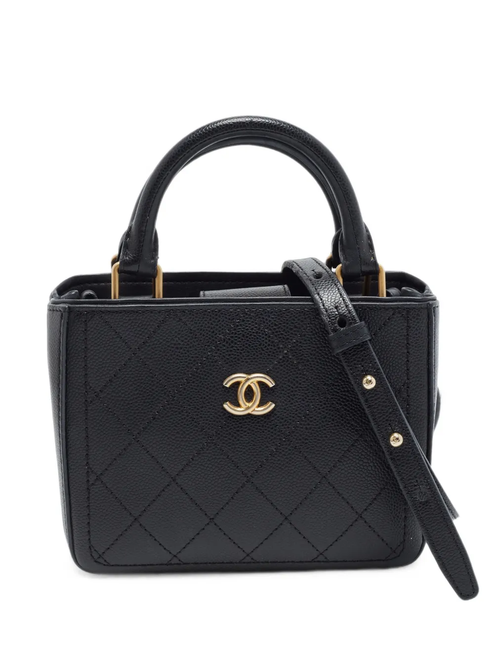Chanel So Light Quilted Tote Bag In Black