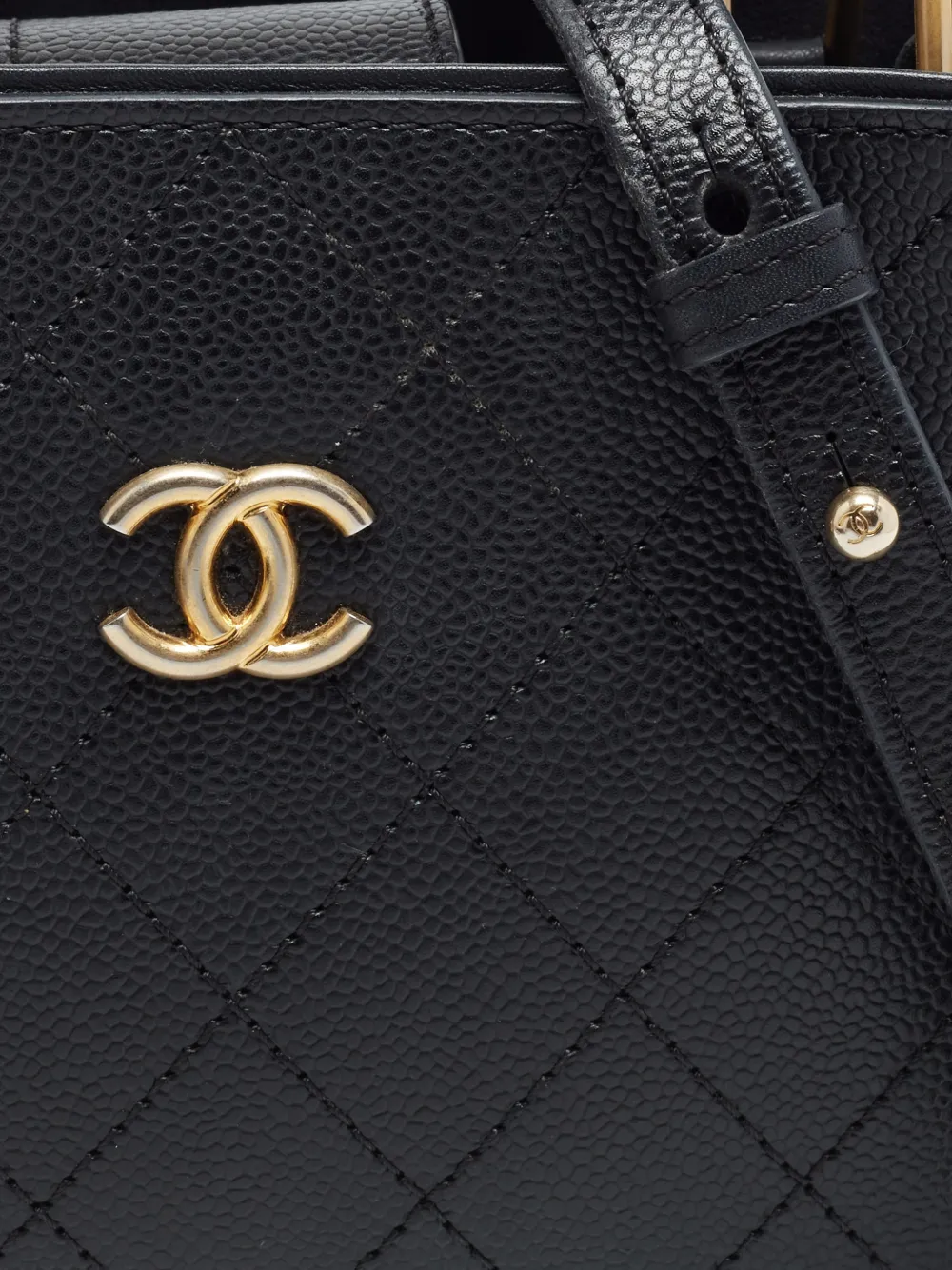 CHANEL Pre-Owned So Light gewatteerde shopper Zwart
