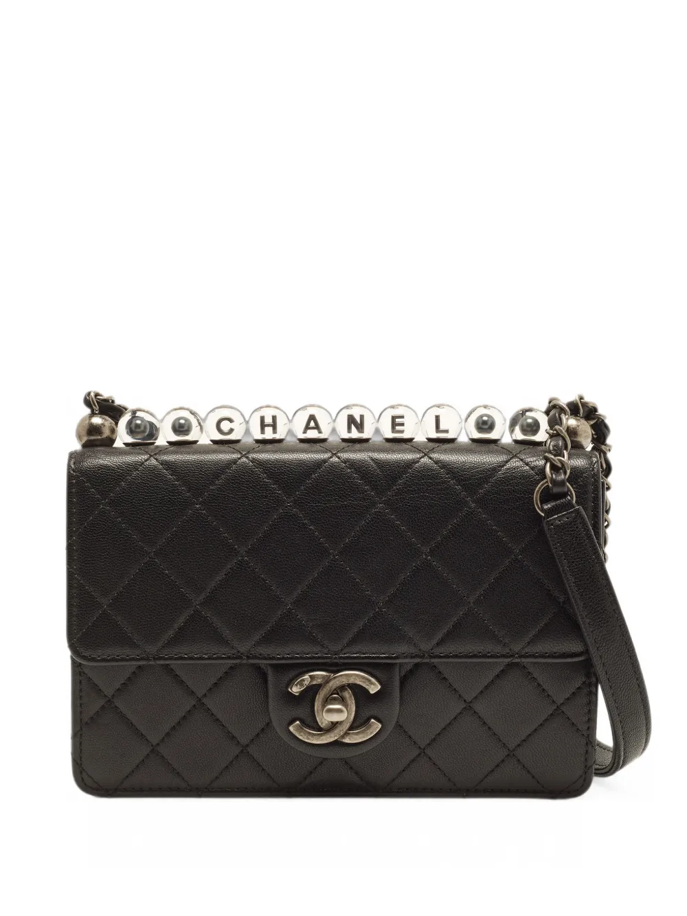 CHANEL Pre-Owned Chic Pearls quilted flap bag - Nero