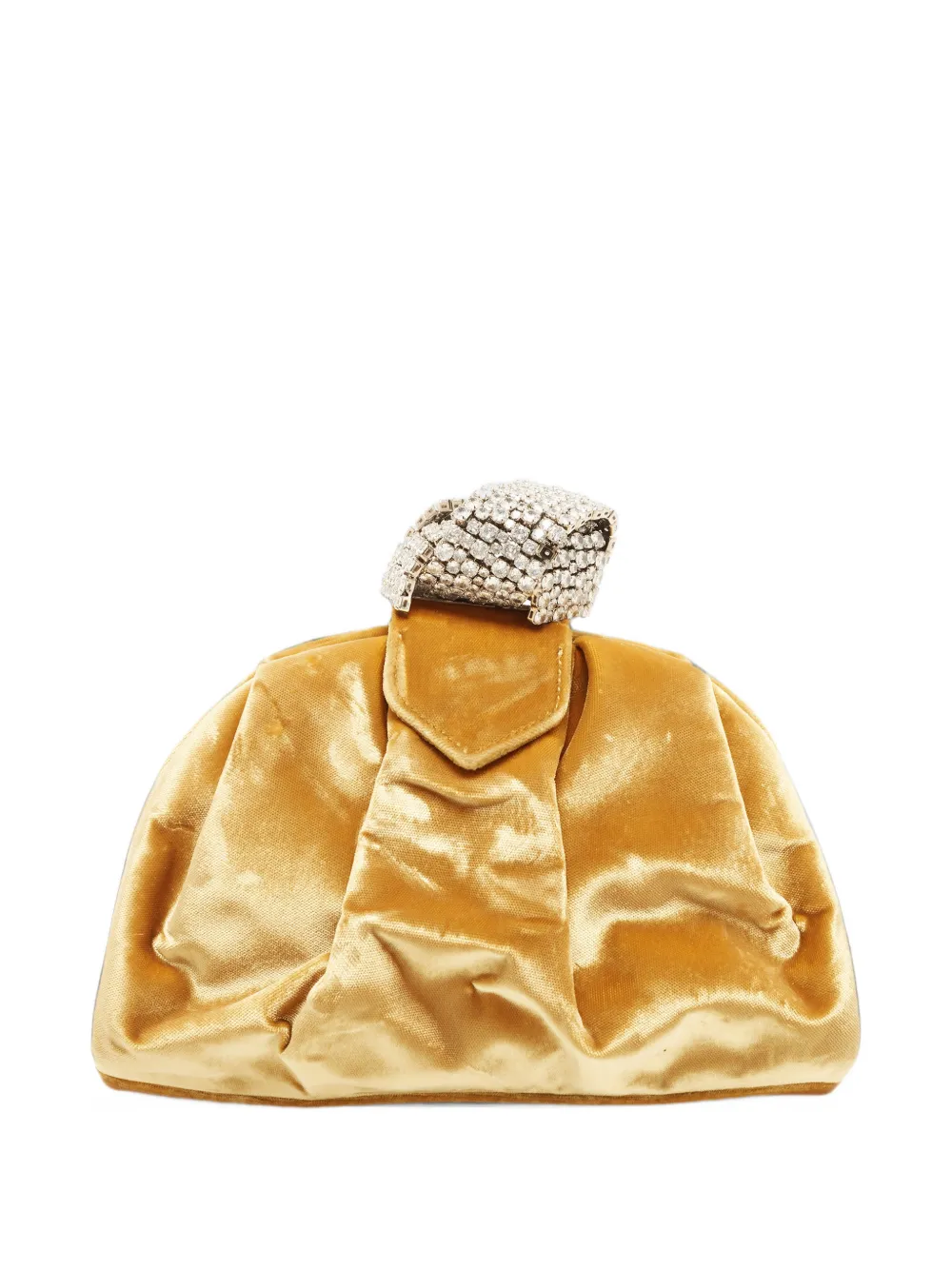 Giuseppe Zanotti Vintage pochette Tobiko à ornements en cristal
