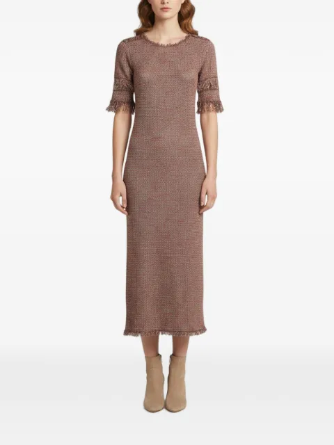Isabel Marant Vintage fringed bouclé midi dress