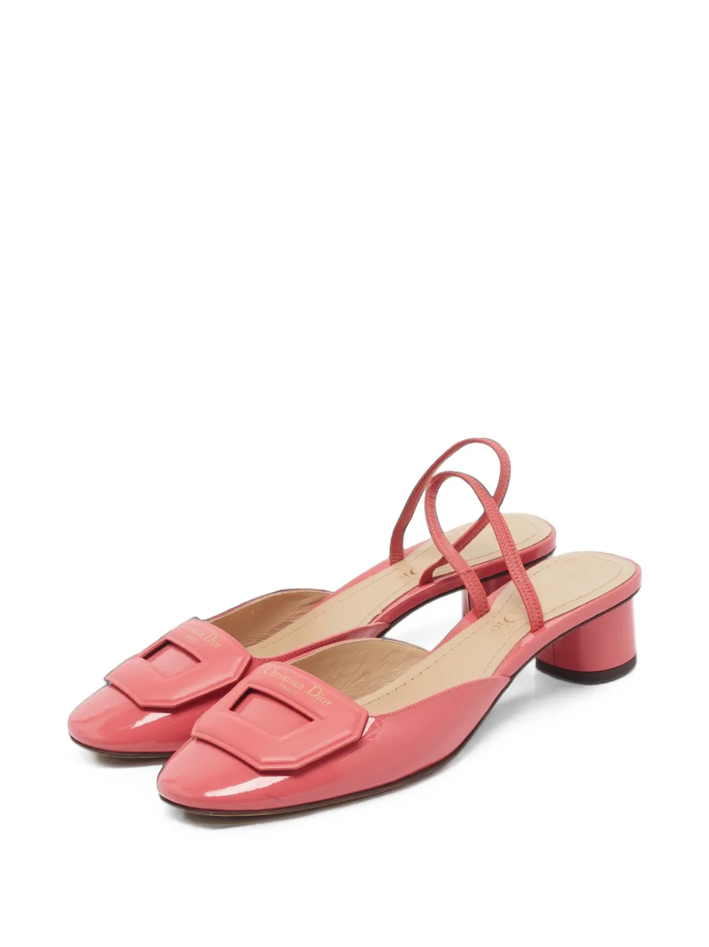 Christian Dior Pre-Owned Dior Day Pumps mit Blockabsatz - Rosa