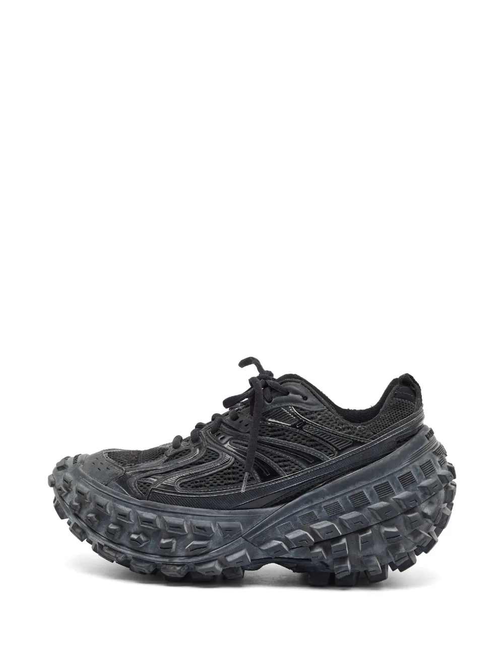 Balenciaga Pre-Owned Sneakers mit Netzeinsatz - Schwarz
