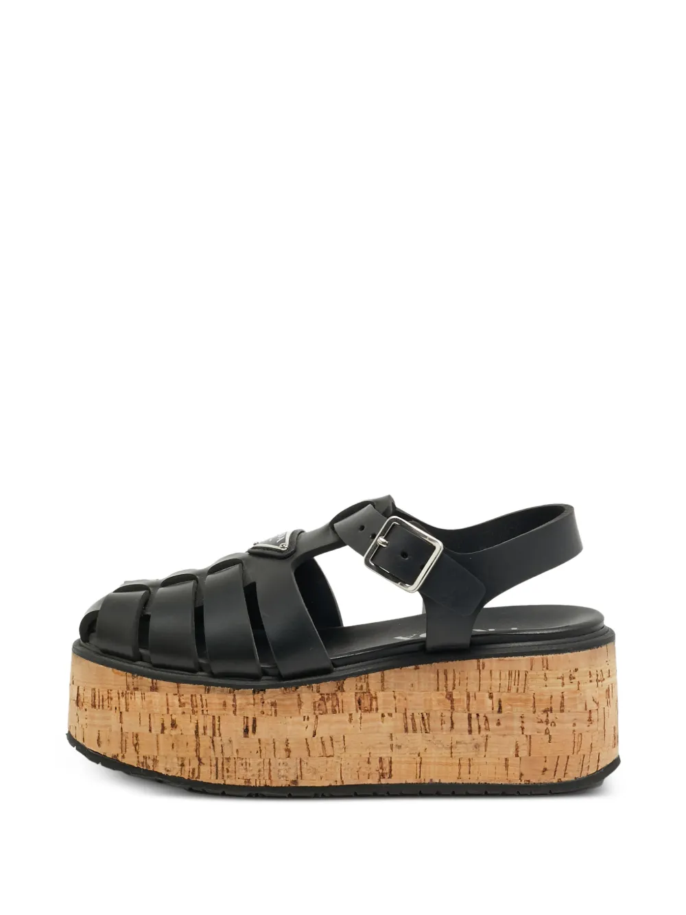 Prada Pre-Owned sandales à plateforme - Noir Prada Pre-Owned sandales à plateforme - Noir