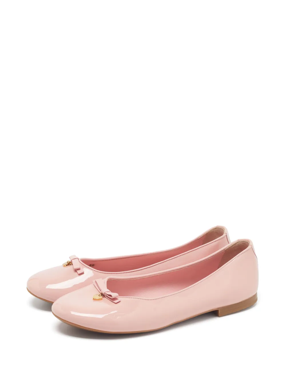 Dolce & Gabbana Pre-Owned bow-detail ballet flats - Rosa
