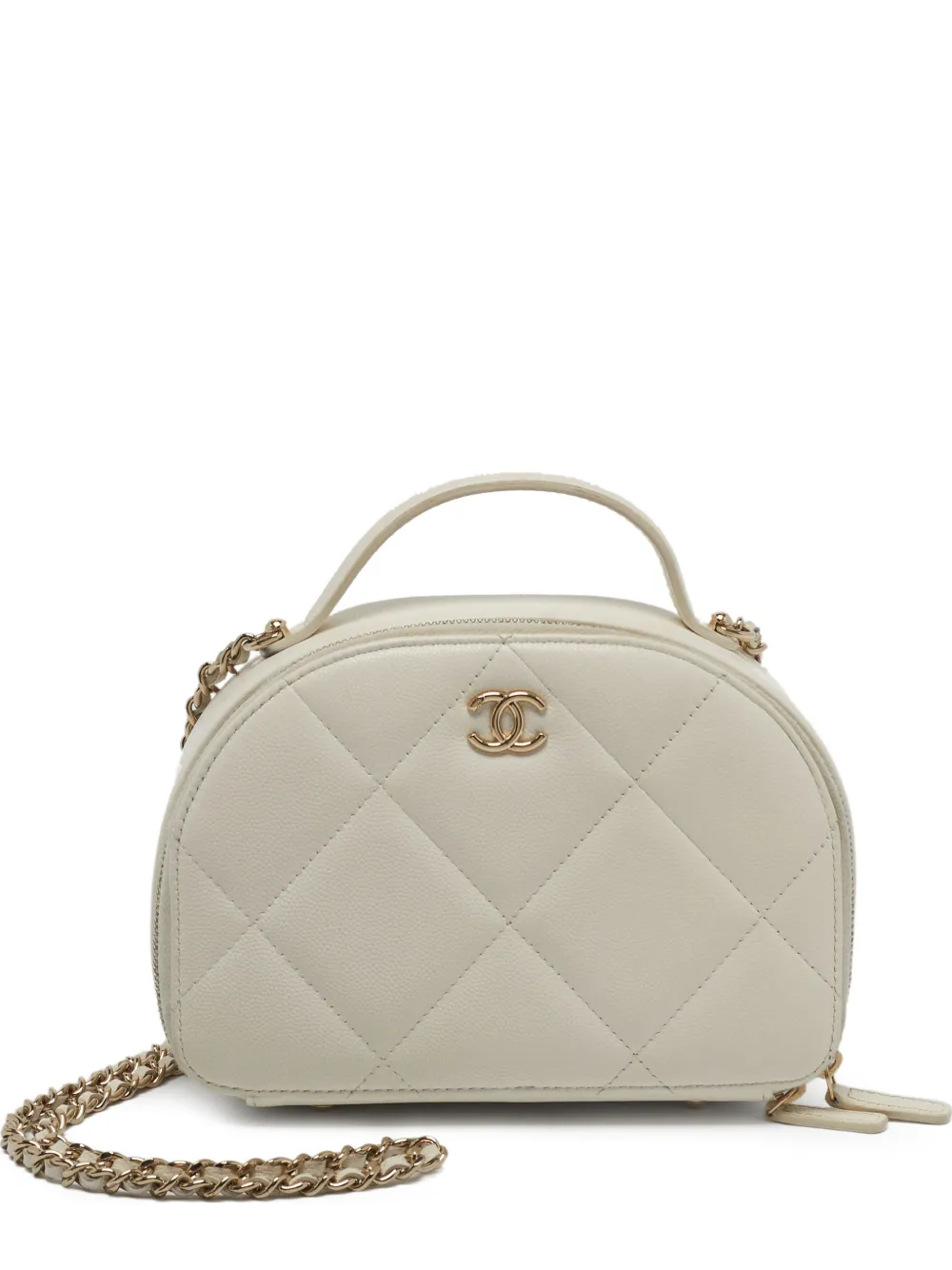 CHANEL Pre-Owned Chic Riviera quilted top-handle bag - Toni neutri