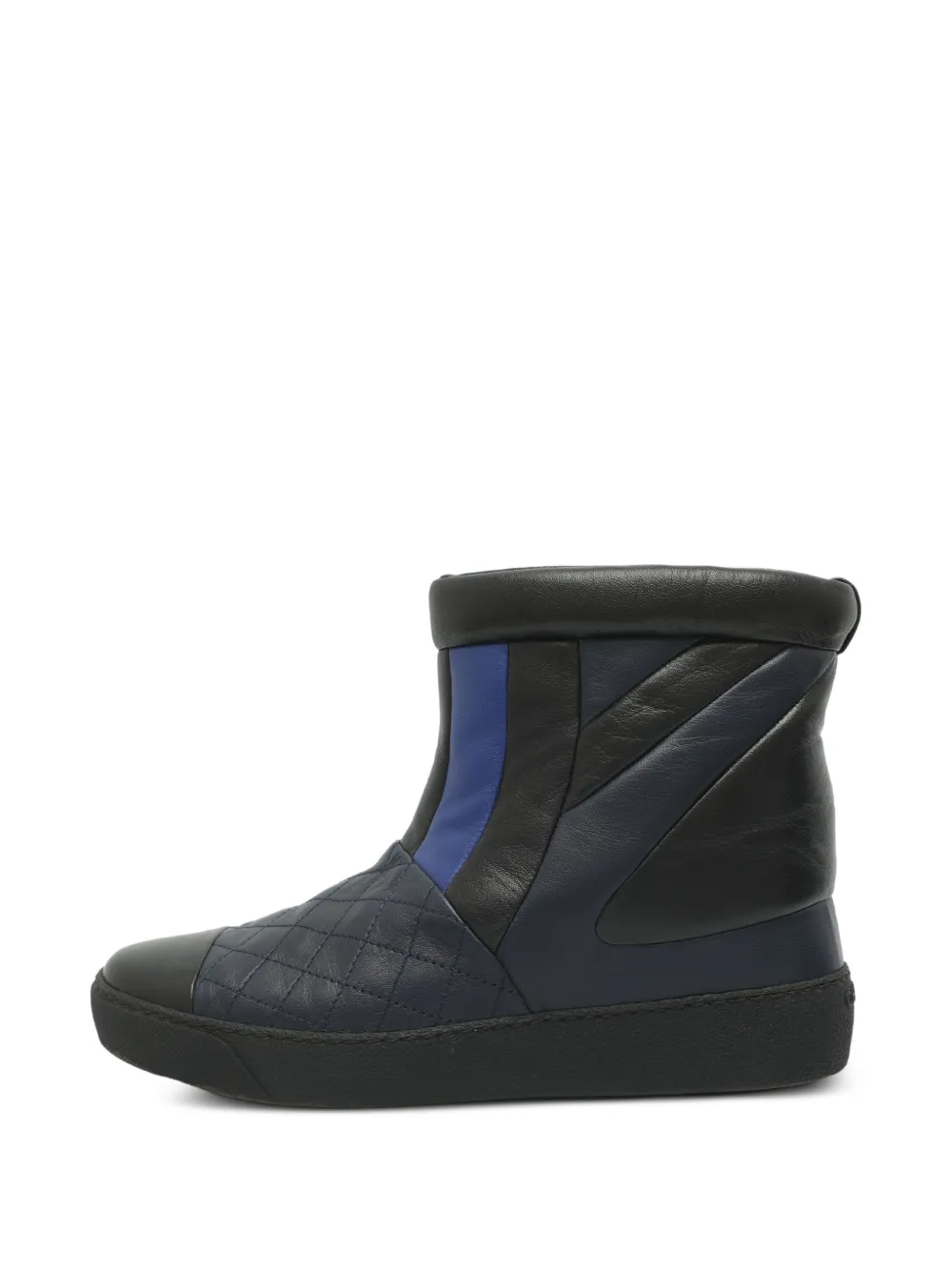 CHANEL Pre-Owned quilted panelled snow boots - Nero