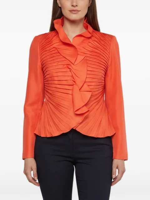 Valentino Garavani Pre-Owned ruffled pleated jacket