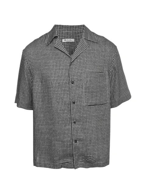 Loro Piana Pre-Owned camisa Federico a cuadros
