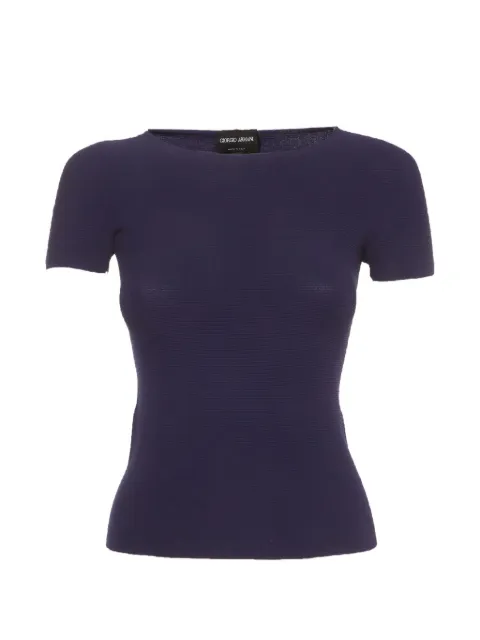 Giorgio Armani Pre-Owned stretch-knit T-shirt