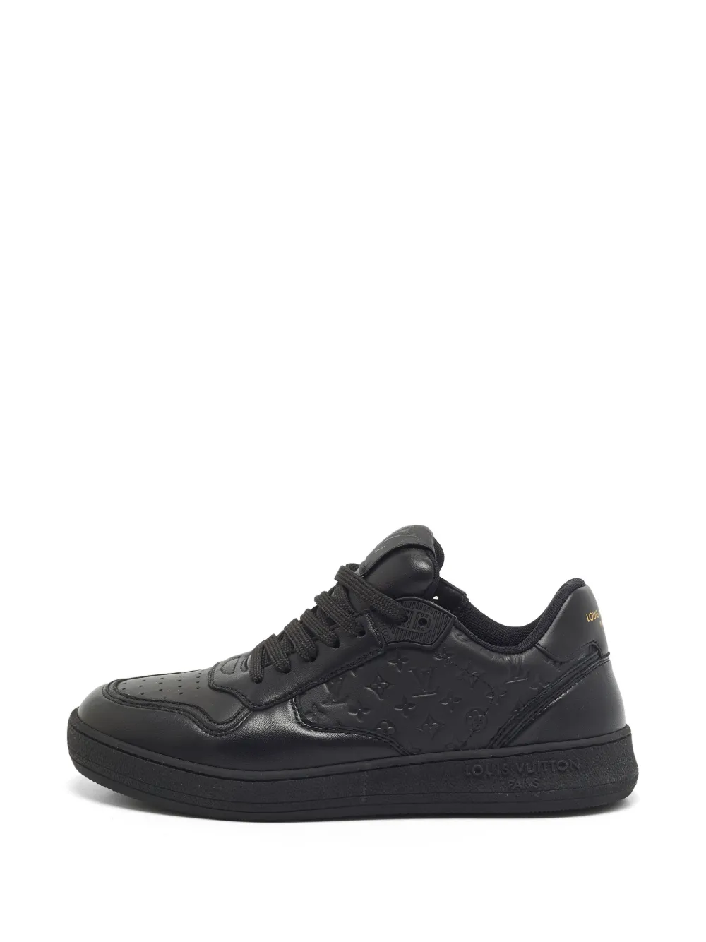 Louis Vuitton Pre-Owned baskets LV Stadium Monogram à lacets - Noir Louis Vuitton Pre-Owned baskets LV Stadium Monogram à lacets - Noir
