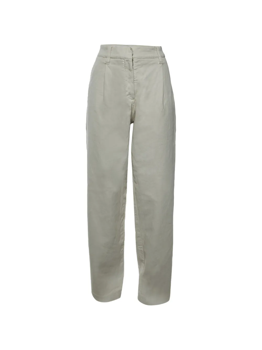 Brunello Cucinelli Vintage pantalon droit à plis sur le devant - Tons neutres