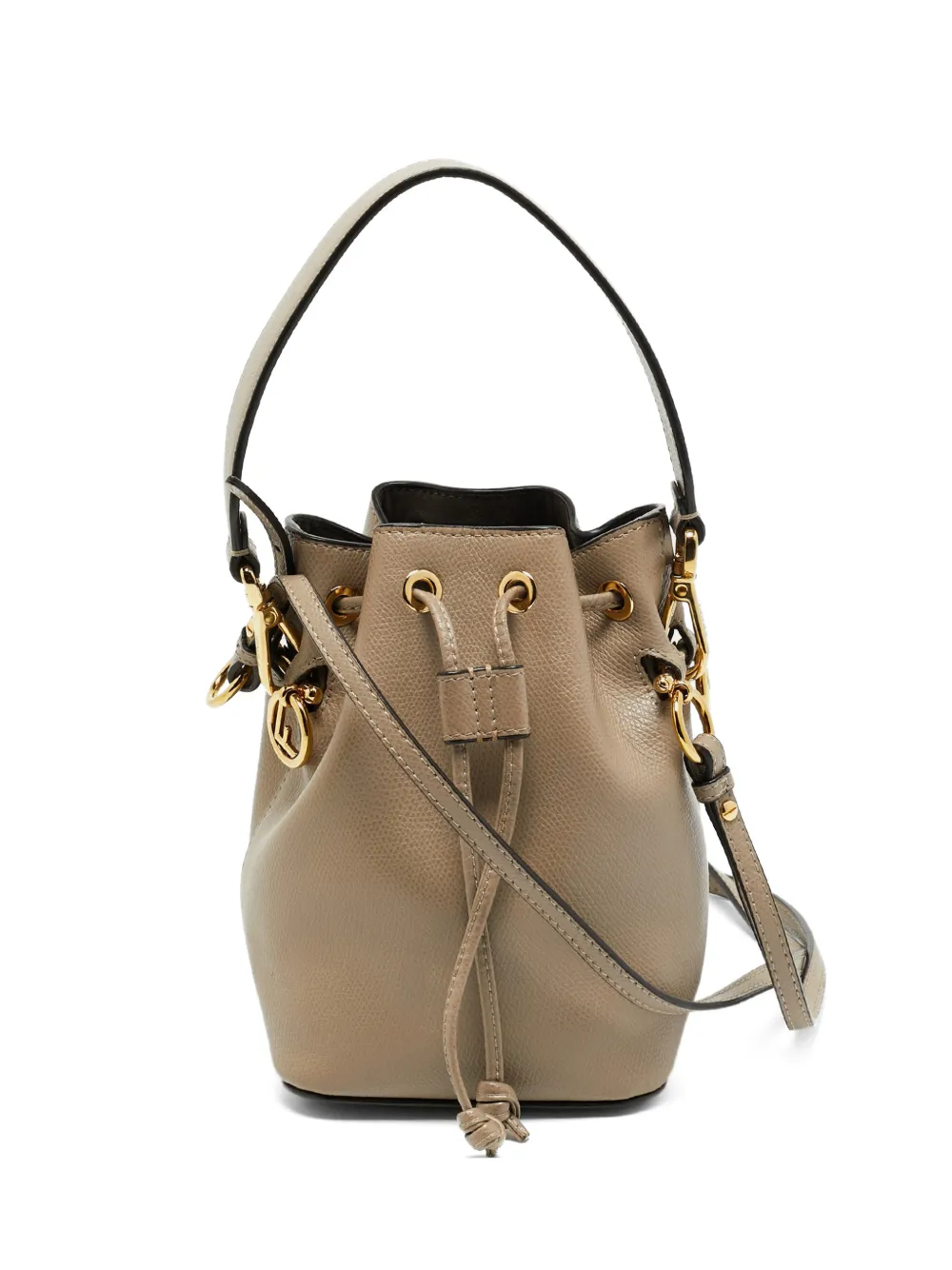 Fendi Pre-Owned mini sac seau Mon Trésor (2019) - Tons neutres Fendi Pre-Owned mini sac seau Mon Trésor (2019) - Tons neutres