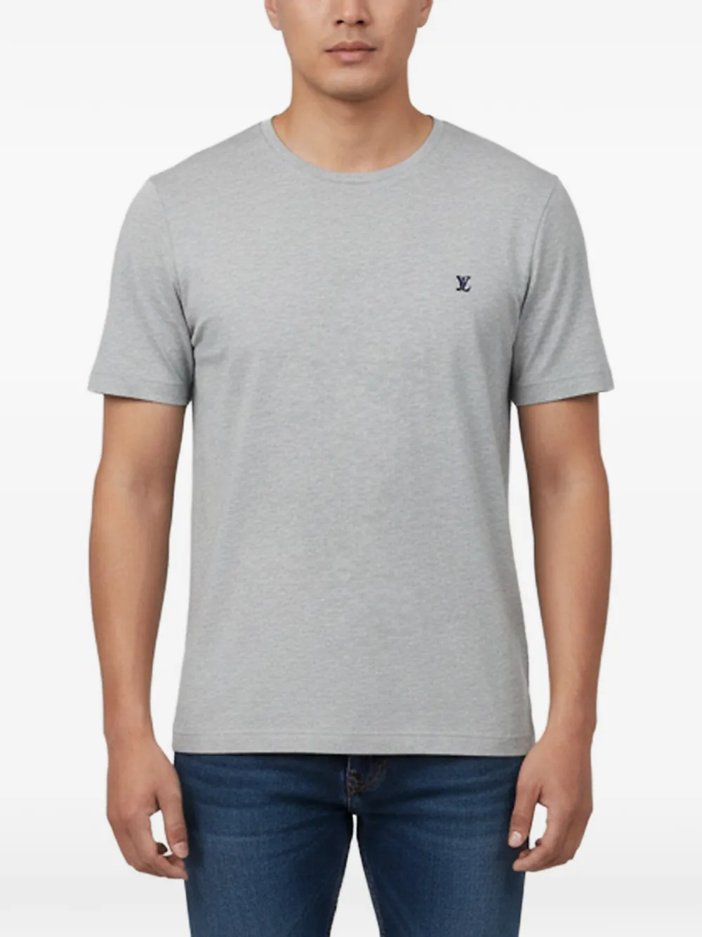 Louis Vuitton Pre-Owned t-shirt à logo brodé - Gris