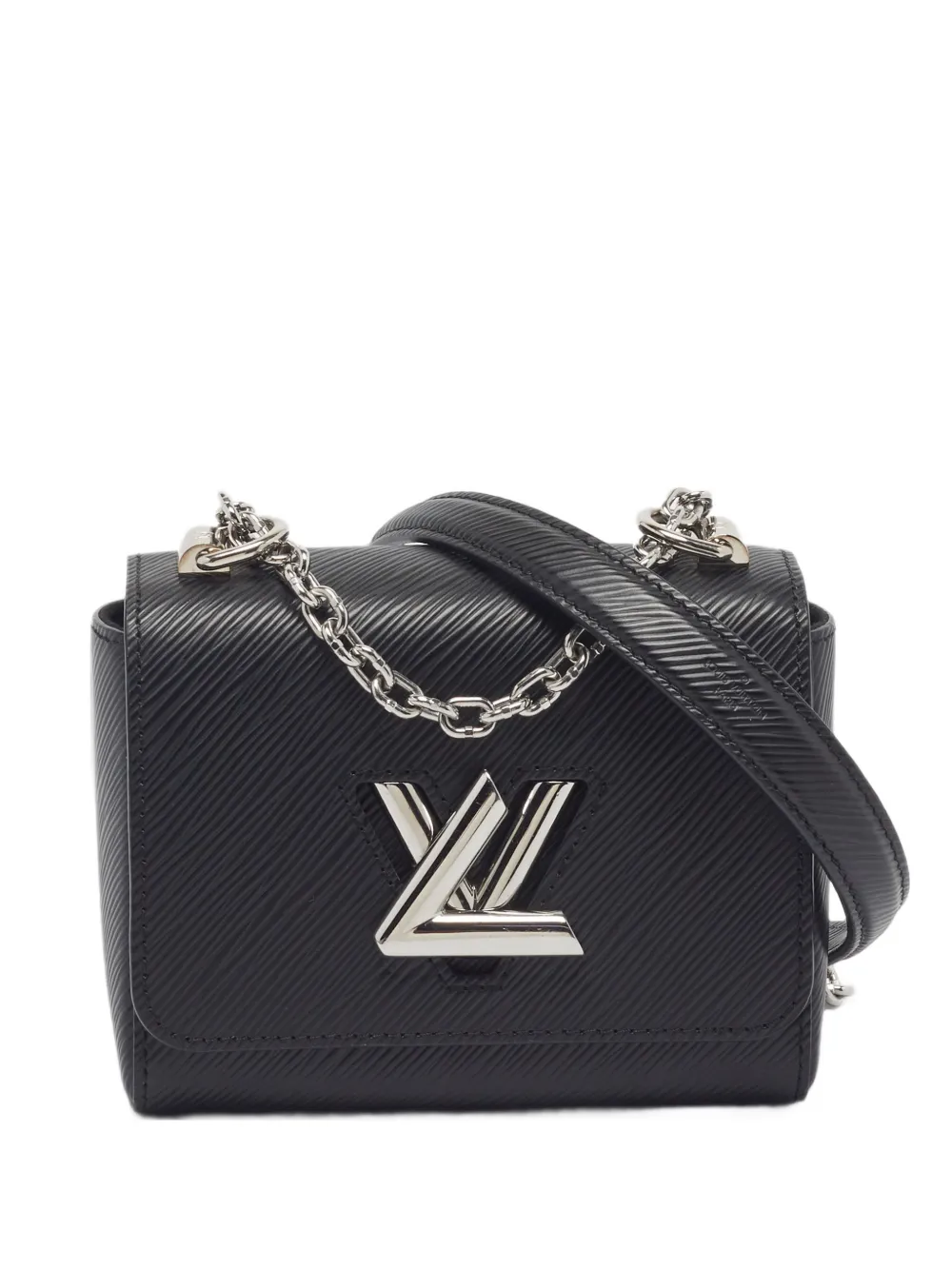 Louis Vuitton Pre-Owned 2020 Twist mini leather shoulder bag - Black