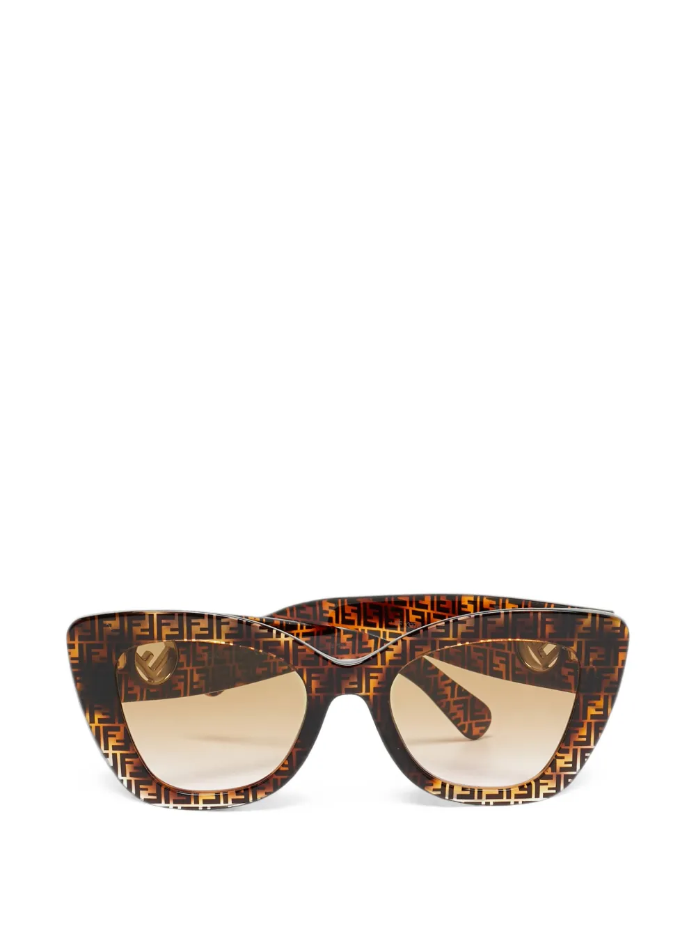 Fendi Pre-Owned 'F Is Fendi' Cat-Eye-Sonnenbrille - Braun