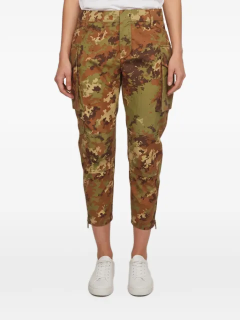 DSQUARED2 camouflage-print cropped cargo pants