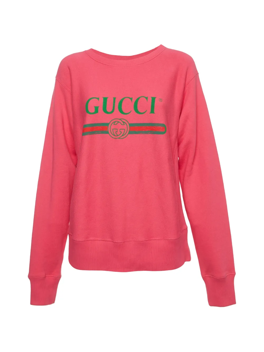 Gucci Pre-Owned sweat à logo imprimé - Rose Gucci Pre-Owned sweat à logo imprimé - Rose