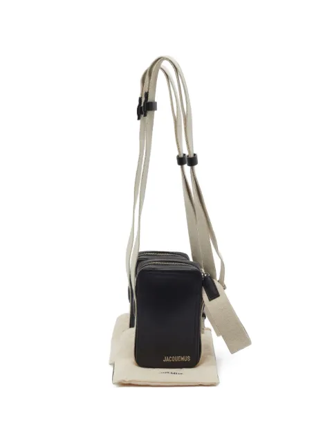 Jacquemus Pre-Owned Le Cuerda logo-plaque messenger bag