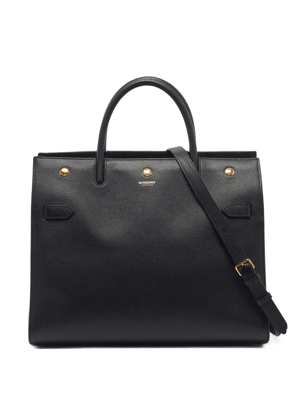 Burberry Pre-Owned Title tote bag - Black