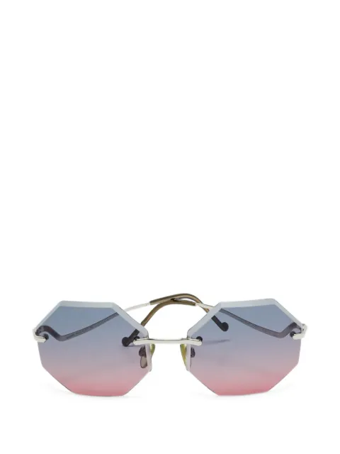 Moschino Pre-Owned M311 S リムレス サングラス