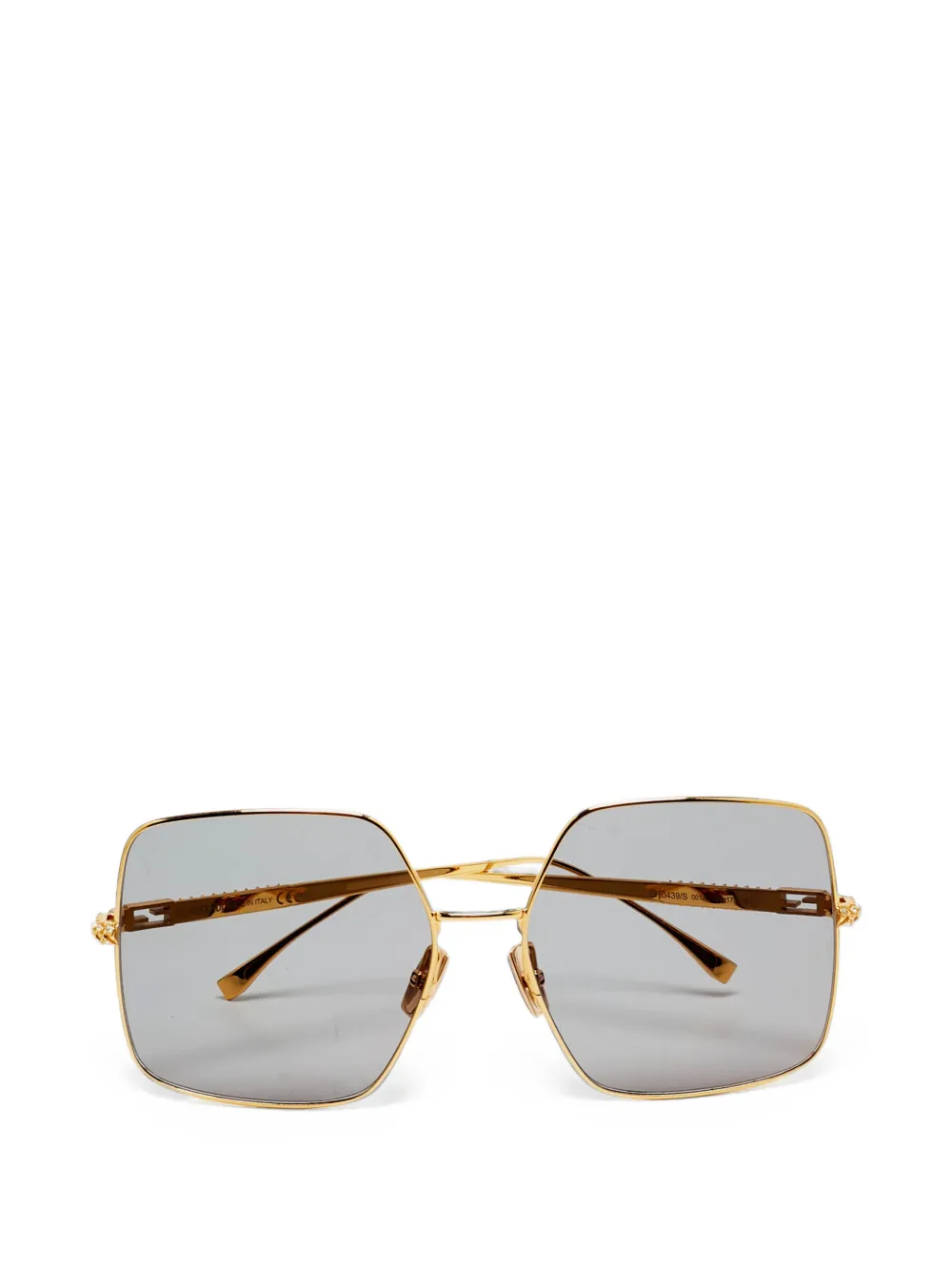 Fendi Pre-Owned lunettes de soleil à ornements en cristal Fendi Pre-Owned lunettes de soleil à ornements en cristal