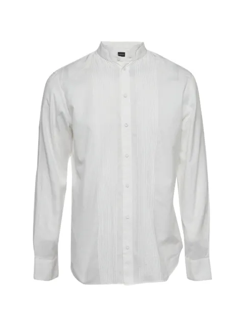 Emporio Armani Pre-Owned chemise à plis marqués