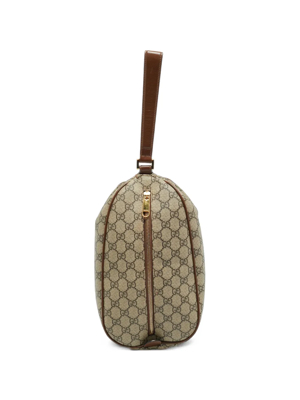 Gucci Pre-Owned pochette Ovale GG Supreme - Tons neutres Gucci Pre-Owned pochette Ovale GG Supreme - Tons neutres
