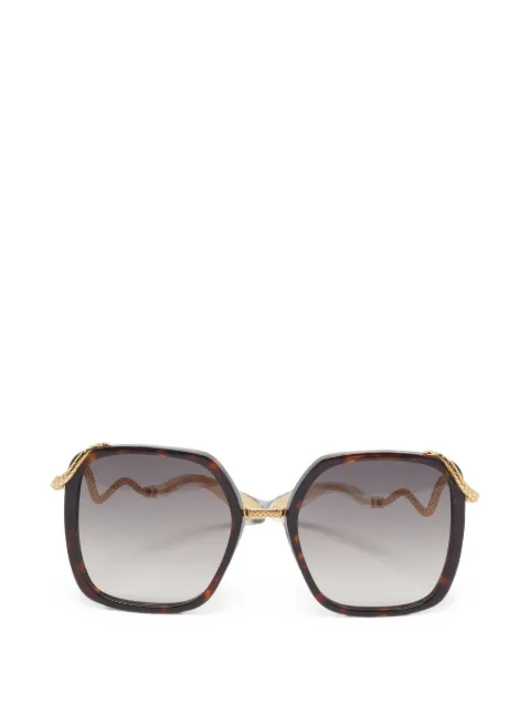 Roberto Cavalli Vintage lentes de sol con armazón cuadrado y brazos de serpiente