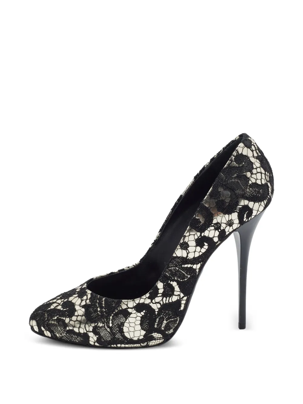 Giuseppe Zanotti Vintage Pumps mit spitzer Kappe - Schwarz