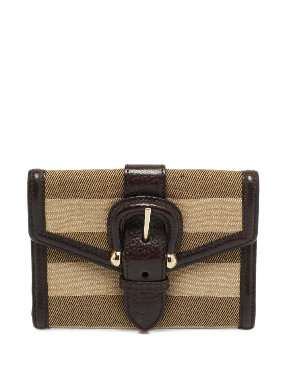 Burberry Pre-Owned Portemonnaie mit Karomuster - Nude