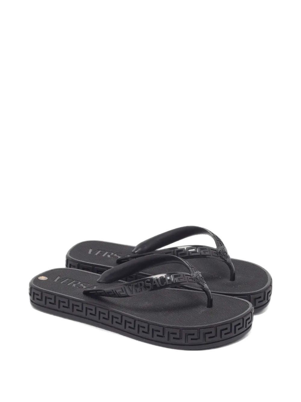 Versace Pre-Owned tongs Medusa - Noir