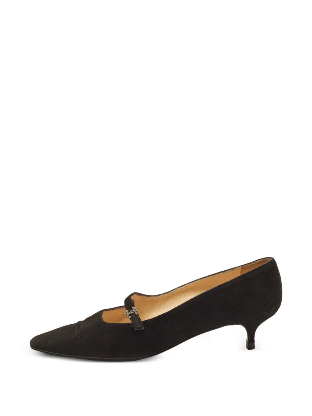 CHANEL Pre-Owned CC turn-lock Mary Jane pumps - Nero