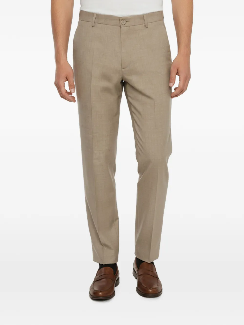 Christian Dior Pre-Owned pantalon chino à coupe droite - Tons neutres