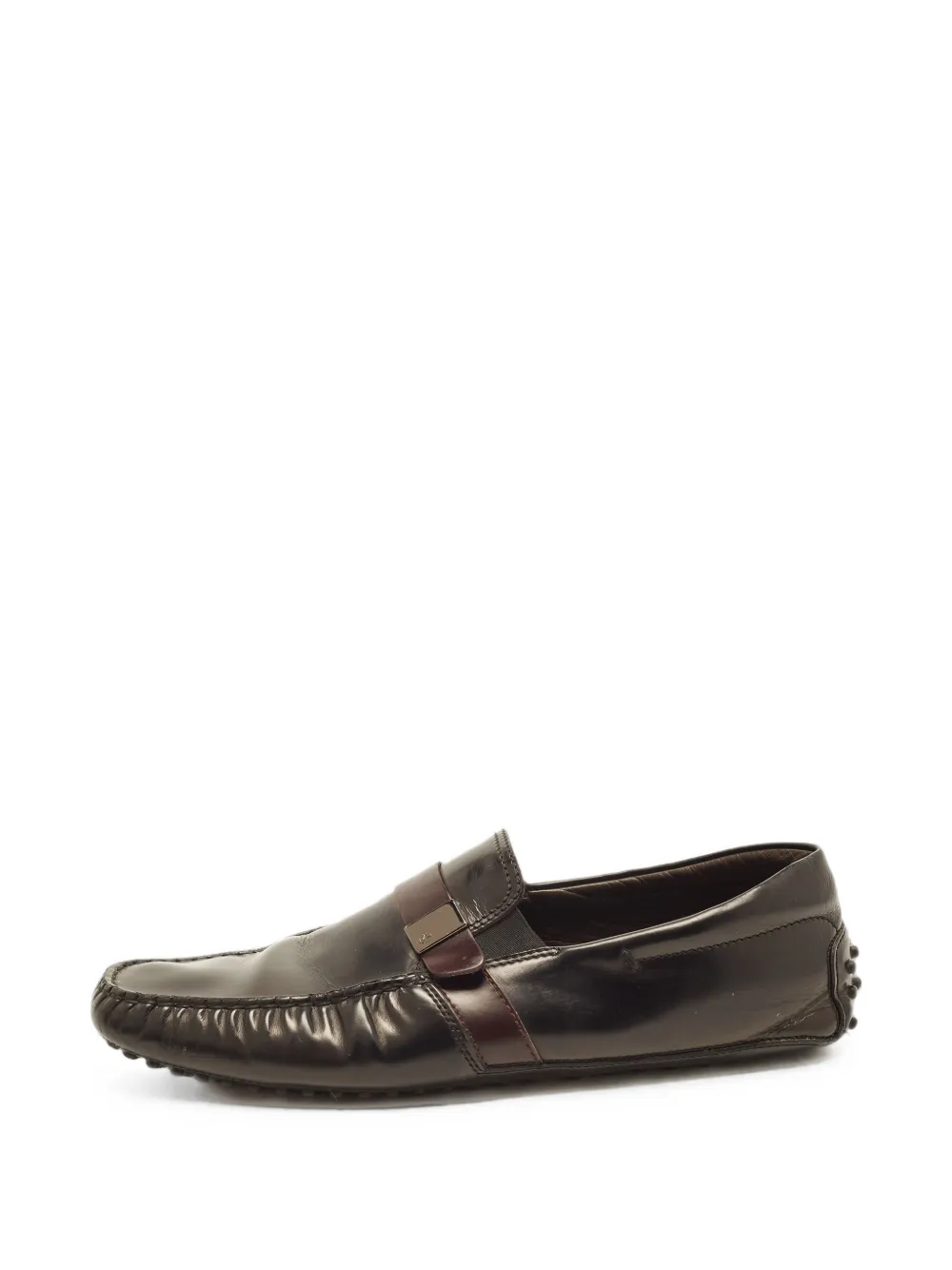 Tod's Vintage x Ferrari Gommino leather loafers - Schwarz