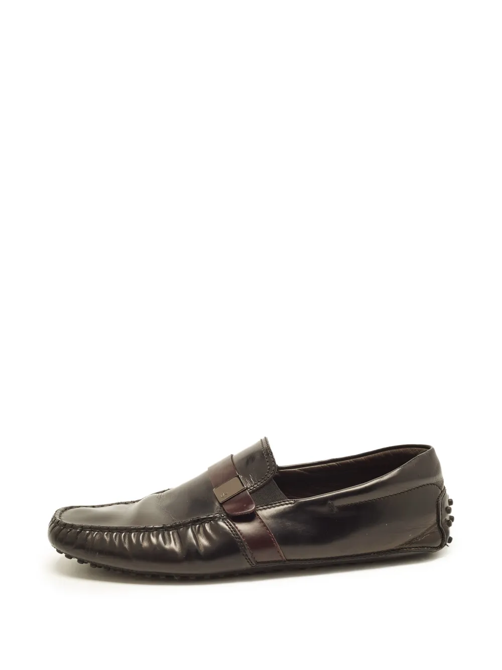 Tod's Vintage x Ferrari Gommino leather loafers - Schwarz