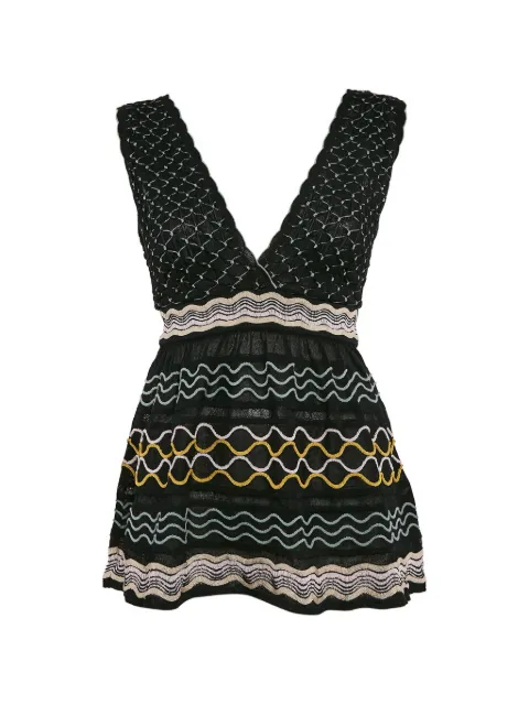 Missoni Pre-Owned 图案无袖上衣