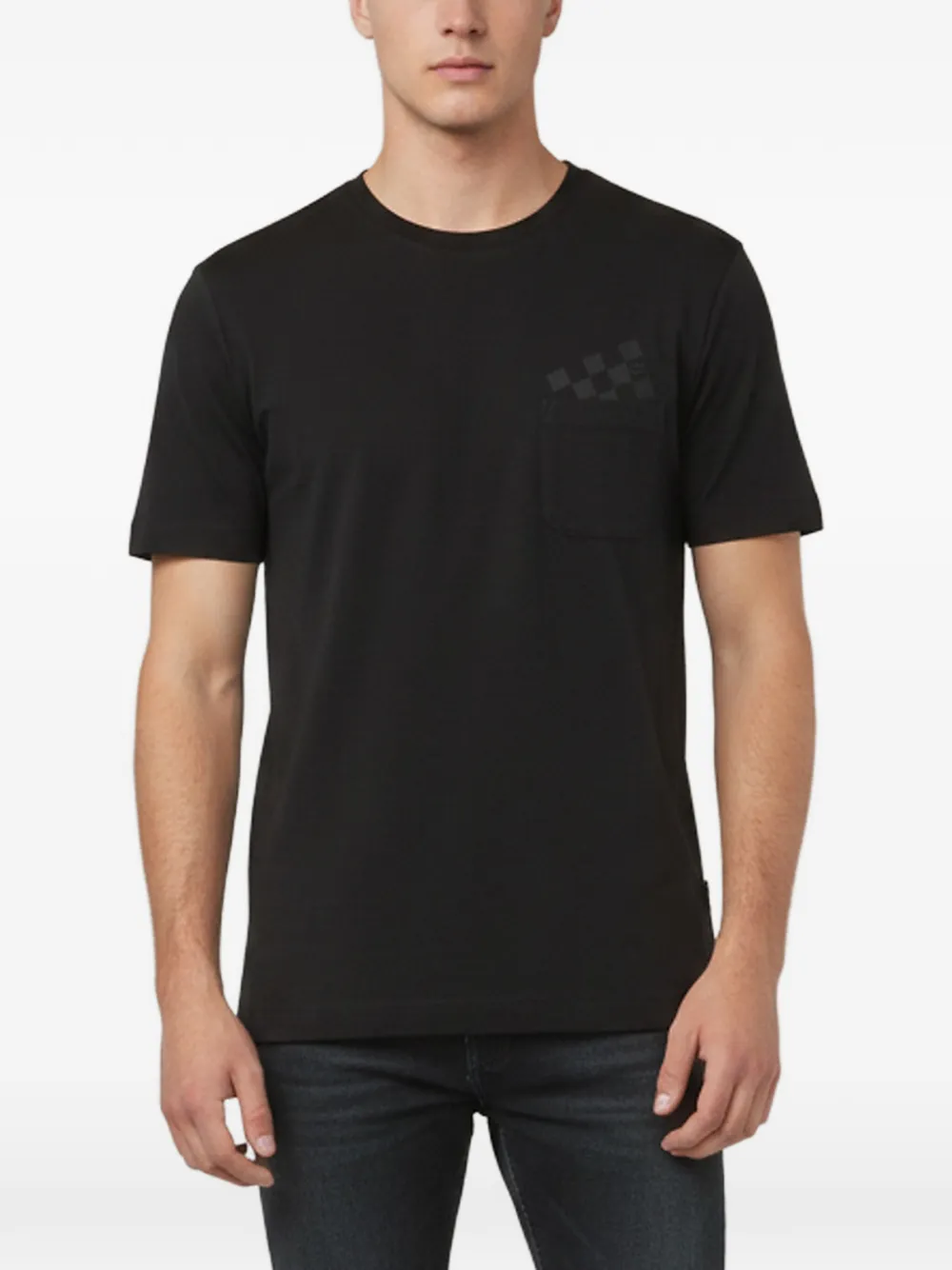 Louis Vuitton Pre-Owned t-shirt à imprimé Damier - Noir