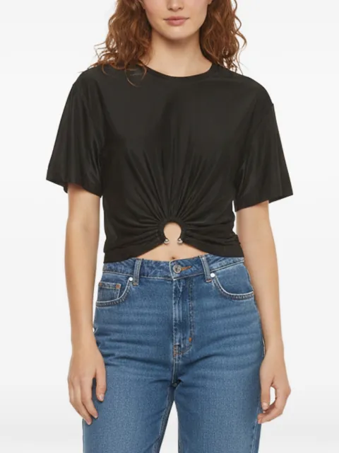 Paco Rabanne Pre-Owned t-shirt crop à ornements