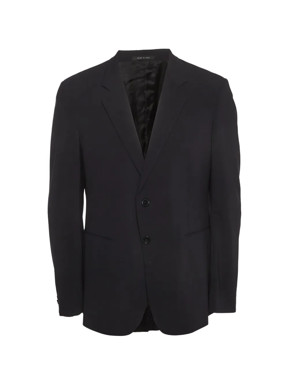Emporio Armani Pre-Owned Einreihiger Jude Sakko - Schwarz