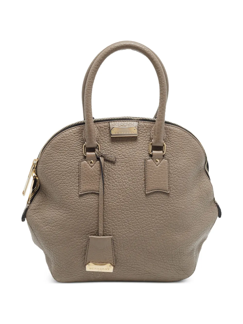 Burberry Pre-Owned Orchard grained leather tote bag - Grey