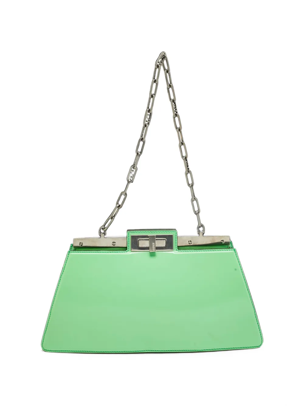 Fendi Pre-Owned Medium Peekaboo schoudertas Groen